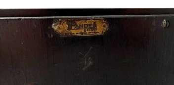 Art Deco Modernist Dressing Table or Vanity by Hendrik Wouda for Pander, 1924